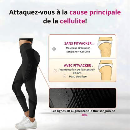 Fitvacker Leggings 3D – Sculptez votre silhouette sans effort